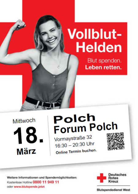 Eine Grafik mit den wesentlichen Informationen zur Blutspende